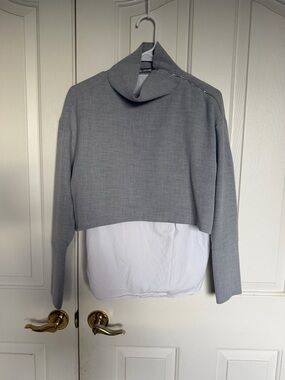 Zara Trafaluc collection mock neck top